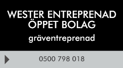 Wester Entreprenad, öppet bolag logo